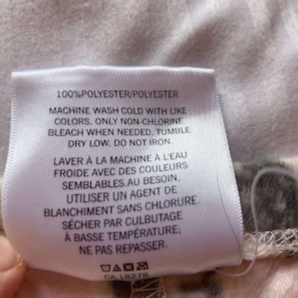 Pink Dog Print Fuzzy PJ pants - Picture 10 of 11